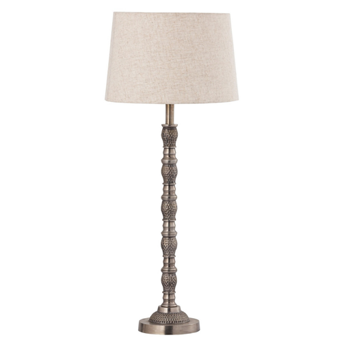Oliver Modern Table Lamp with Fabric Shade - Stylish Home & Office Lighting for Living Room, Bedroom, or Study Desk