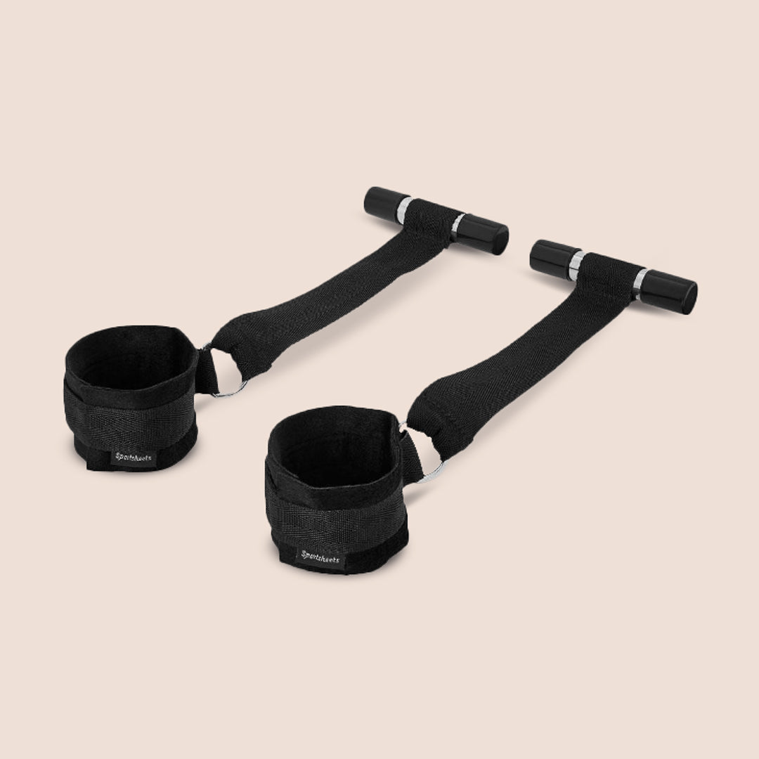 Sportsheets Door Jam Cuffs - No Installation Required Bondage Restraints for Bedroom, BDSM Play & Couples Adventure