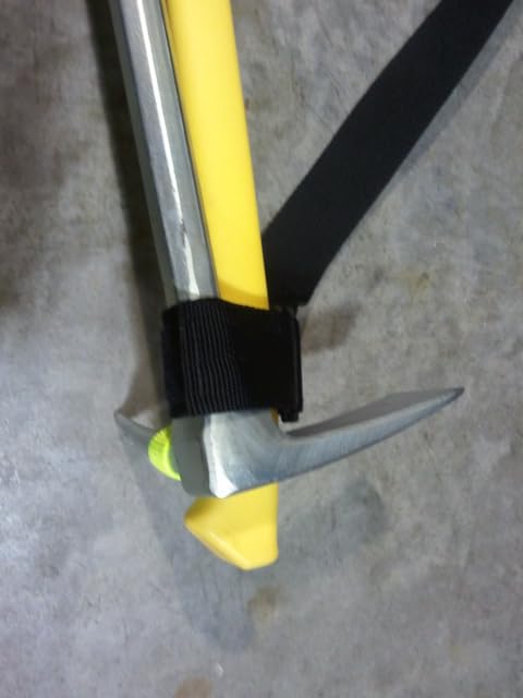 Firefighter Axe Halligan Tool Irons Carrier Sling - Heavy Duty Rescue Gear for Emergency Responders (Tools Not Included) - Perfect for Firefighting, Rescue Operations & Tactical Training