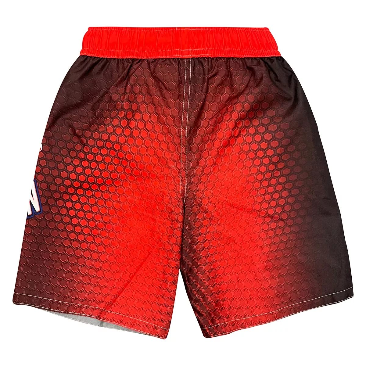 Dreamwave Boys Swim Trunks - Quick Dry Bathing Suit for Kids in Red, Size 7 - Perfect for Beach, Pool, and Summer Water Activities