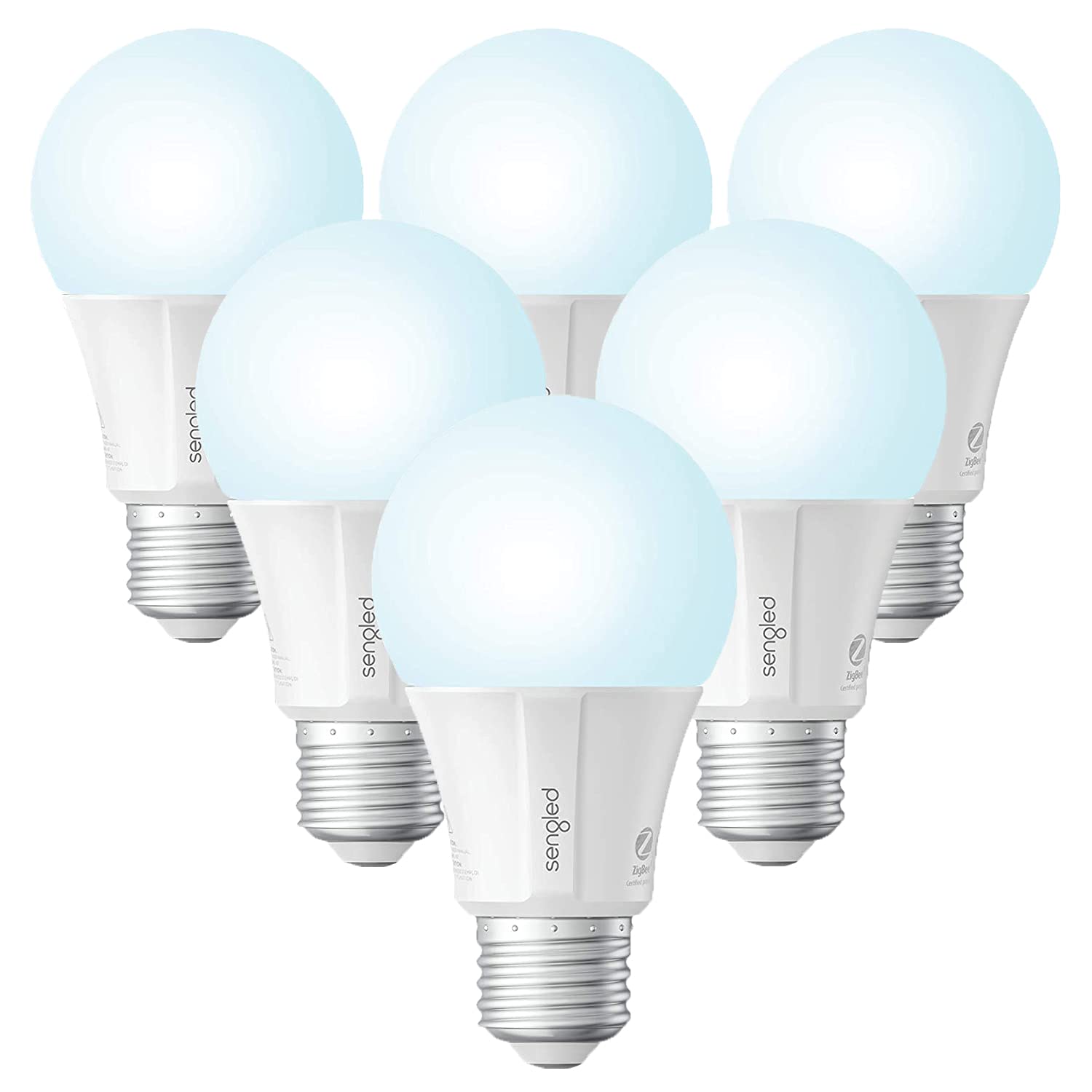 Sengled Zigbee Smart Light Bulbs 6 Pack - Works with Alexa, Google Home & SmartThings, Daylight 60W Equivalent A19 LED Bulbs - Perfect for Smart Home Lighting & Voice Control Automation