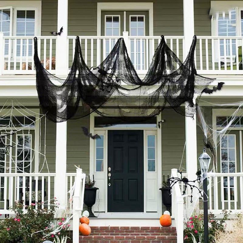 Premium Halloween Decoration Gauze - Spooky Ghostly Fabric for DIY Costumes, Party Decor & Haunted House Scenes - Perfect for Halloween, Cosplay & Themed Events