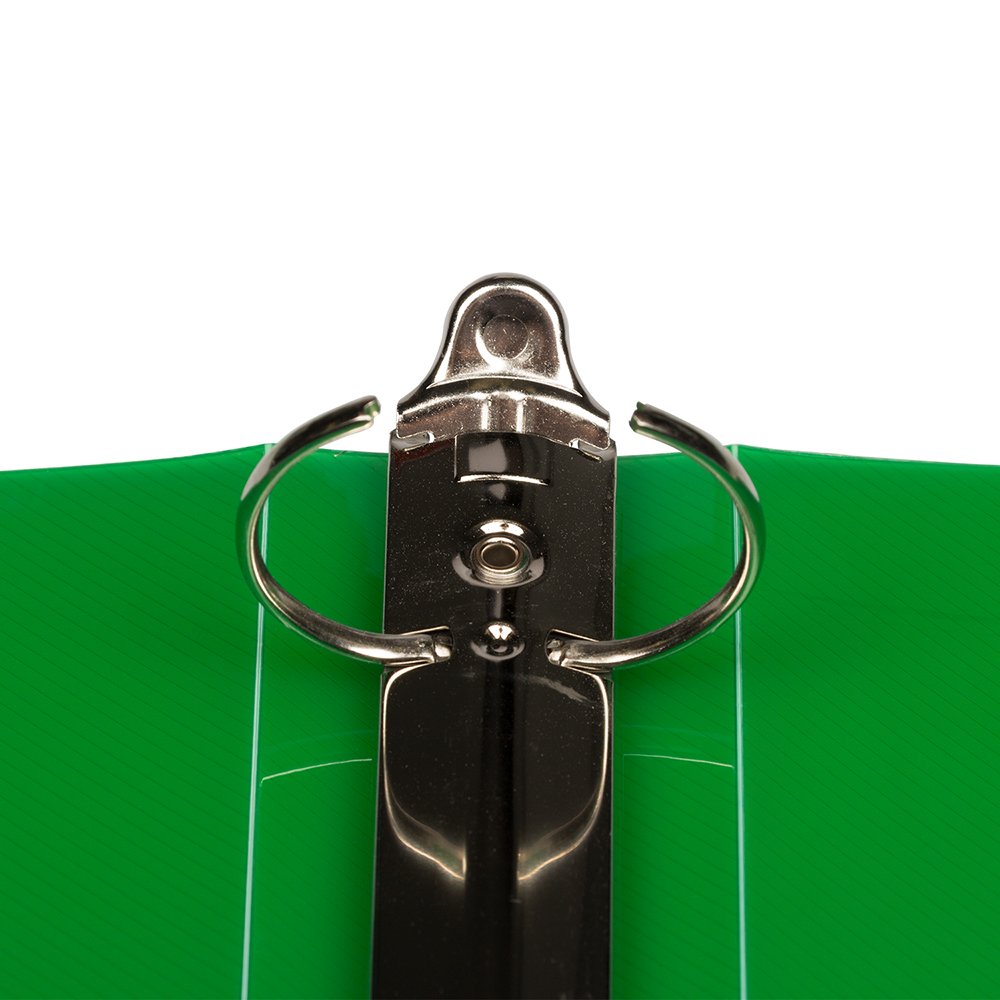 JAM PAPER 1.5 Inch Green 3-Ring Plastic Binders - 20 Pack Bulk for School, Office & Home Organization - Durable Binder for Documents, Reports & Presentations