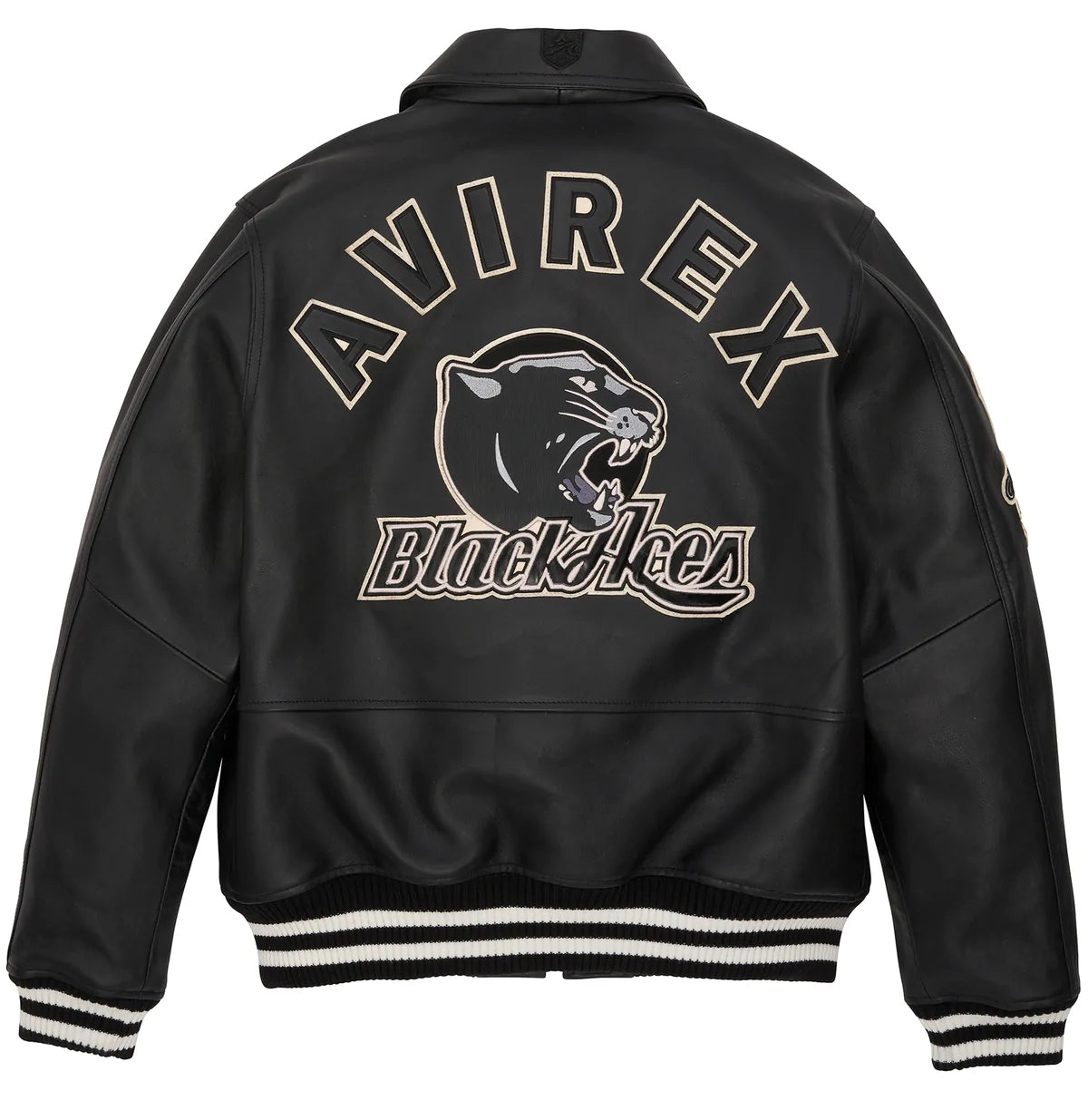 Black Aces A-2 Jacket for Men - Genuine Leather Bomber Jacket with Warm Lining | Perfect for Motorcycle Riding, Outdoor Adventures & Casual Wear