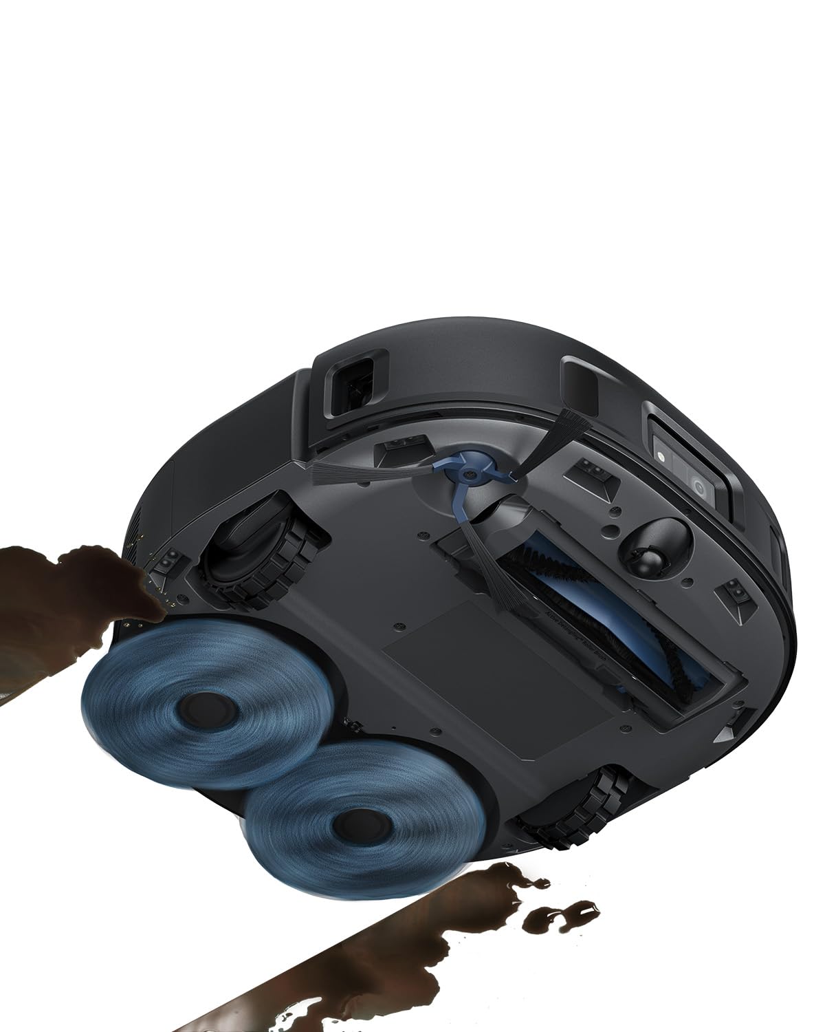 eufy X10 Pro Omni Robot Vacuum and Mop Combo with 2 Reusable Washable Mop Pads - Smart Self-Cleaning Robotic Vacuum for Hardwood Floors and Carpets - Perfect for Pet Hair, Dust, and Daily Home Cleaning