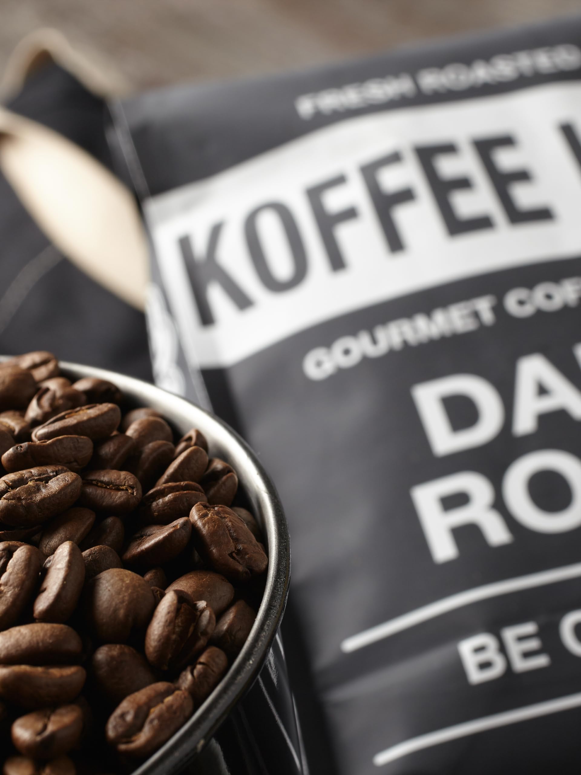 Premium Koffee Kult Dark Roast Whole Bean Coffee - 100% Arabica Gourmet Artisan Blend with Rich Chocolate & Cinnamon Notes - 80oz Resealable Bag for Freshness - Perfect for Home Brewing, Office Use & Gifts