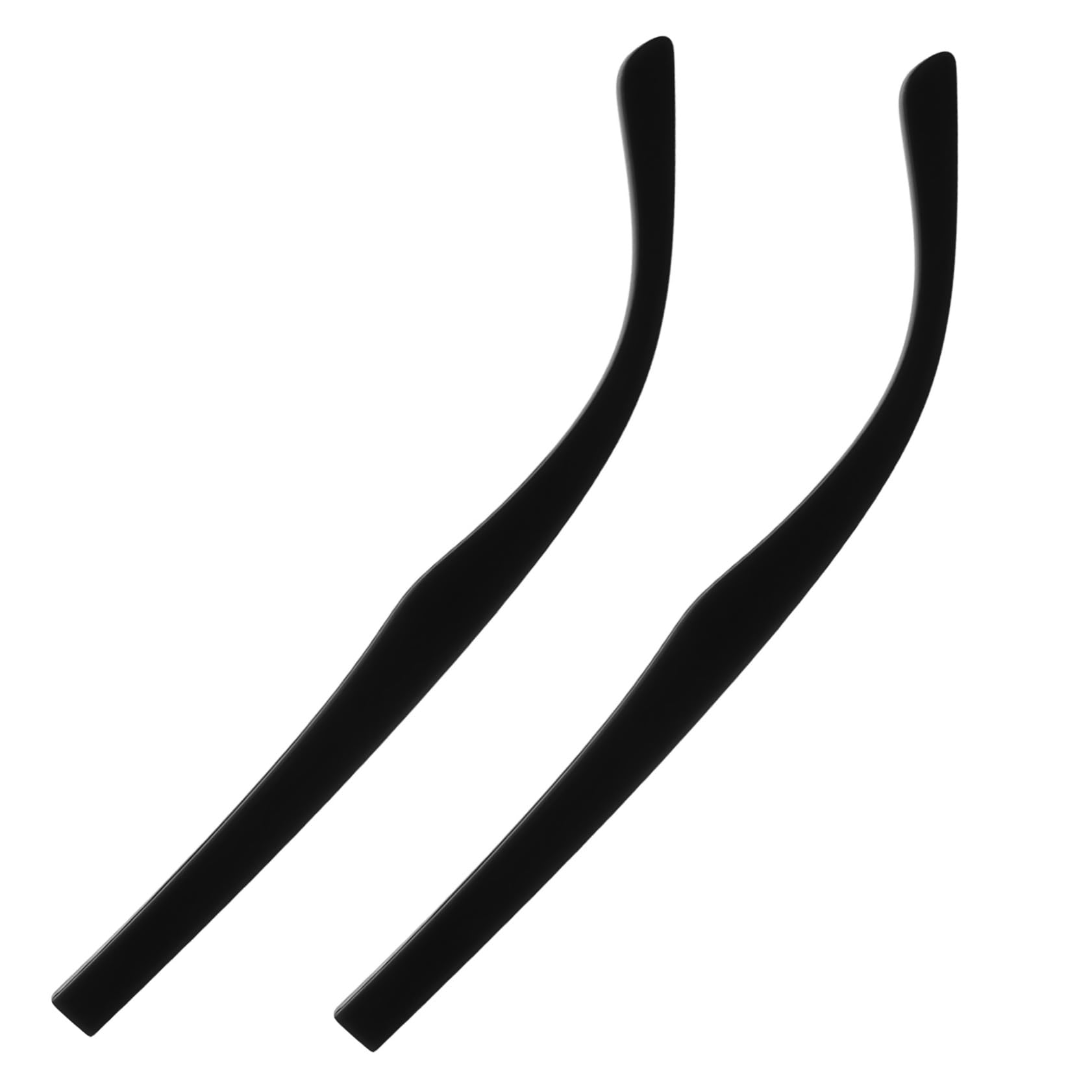 BUTIFULSIC 1 Pair Glasses Temple Tips - Replacement Arms & Repair Kit for Eyeglass Frames - Comfortable Nose Pads for Reading, Computer & Driving Glasses (Black)