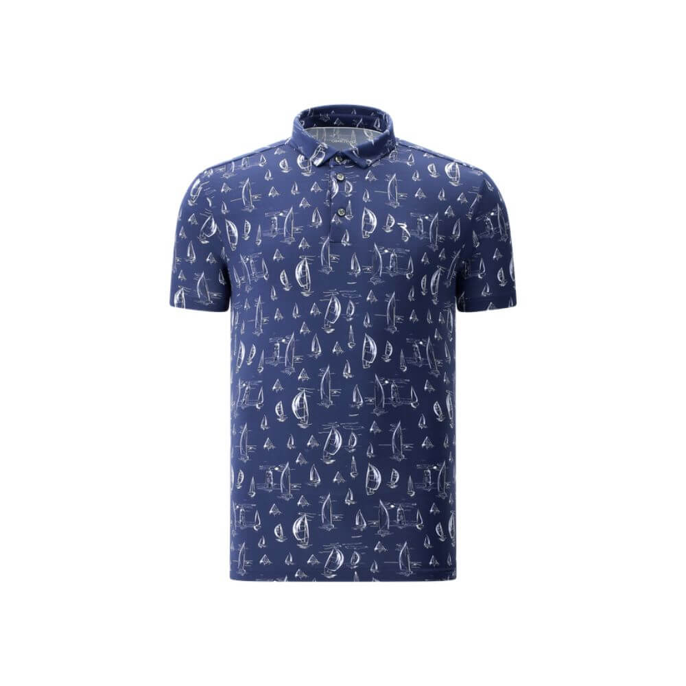 TIMELESS NAVY SAILBOAT
