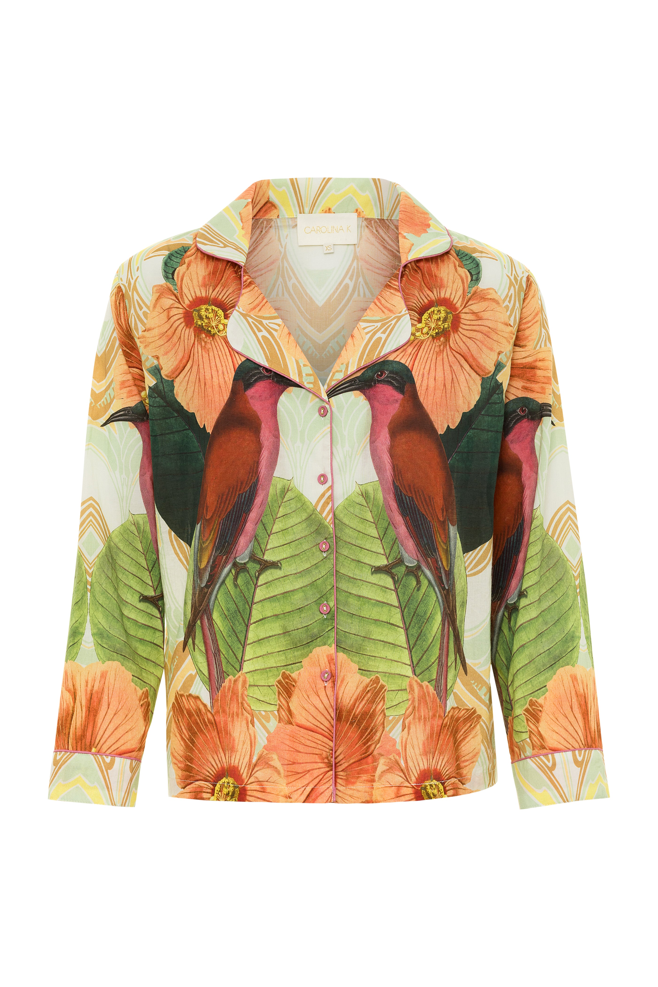 Songbird Pajama Set for Women - Soft & Comfortable Sleepwear with Cute Bird Print - Perfect for Lounge, Sleep & Relaxation at Home