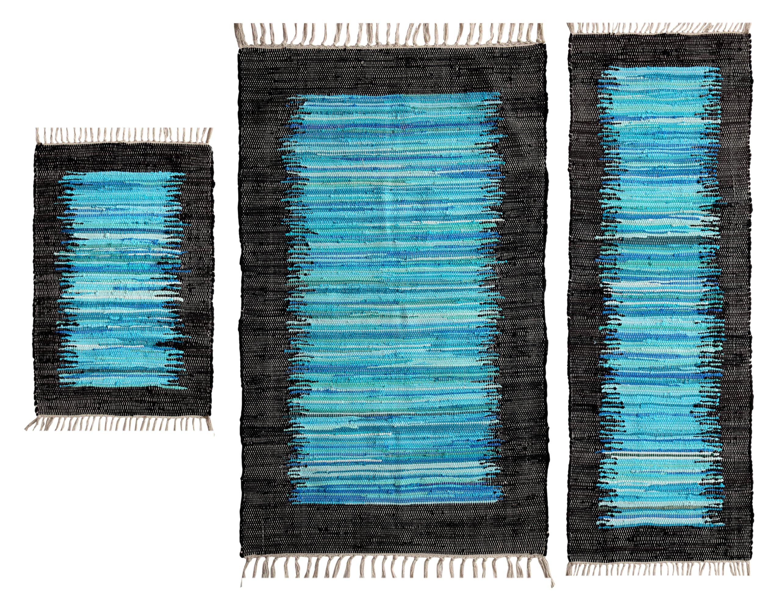 Home Weavers Burbank Collection Reversible Area Rug - Machine Washable, Soft Foldable Indoor Carpet for Living Room, Bedroom, Dorm - 3'x5', 1'8