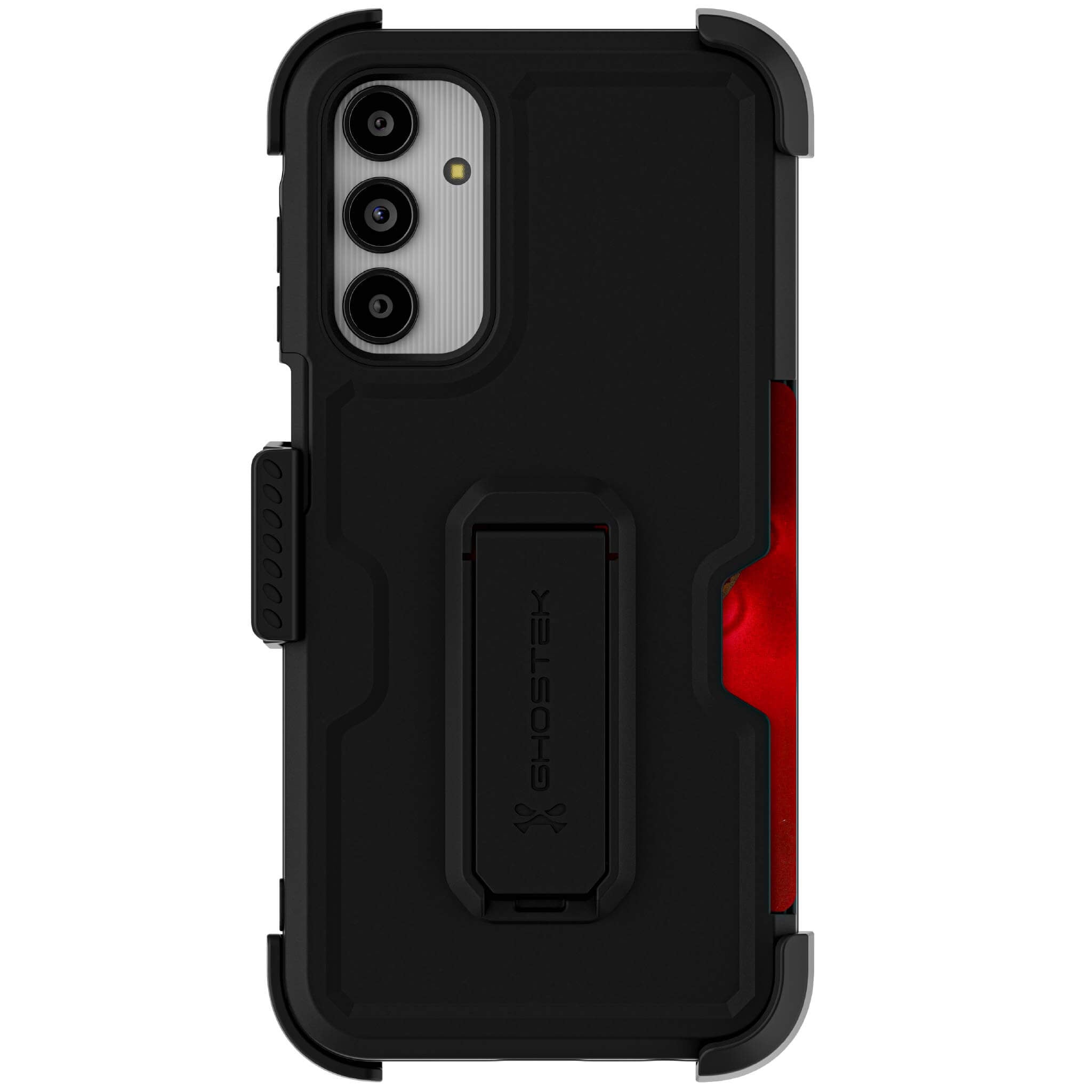 Galaxy A15 Phone Case with Belt Clip & Kickstand - Heavy Duty Shockproof Cover with Credit Card Holder | Perfect for Outdoor, Work & Travel | IRON Armor