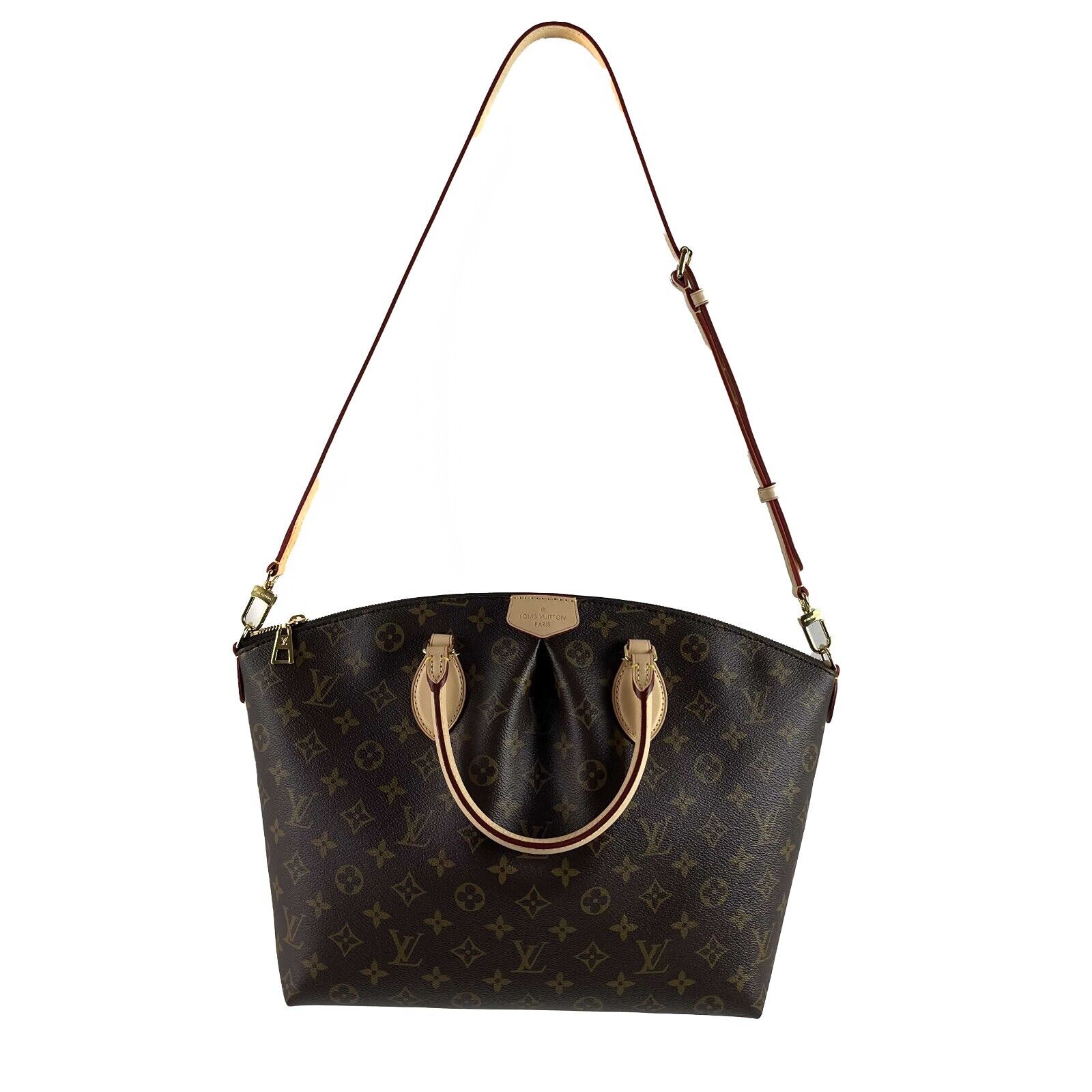 Louis Vuitton Boétie MM Handbag in Brown - Luxury Leather Tote Bag for Women, Perfect for Work, Travel & Everyday Use