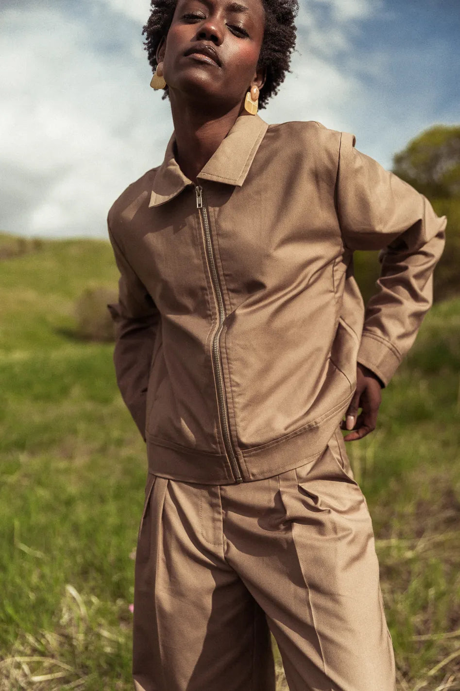 Marissa Collared Jacket - Women's Stylish Outerwear for Fall & Winter | Final Sale | Perfect for Office Wear, Date Nights & Casual Outings