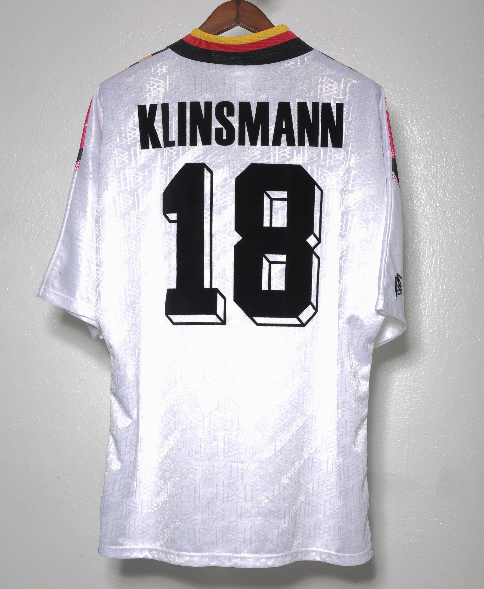 Authentic 1994 Germany Home Soccer Jersey #18 Klinsmann - XL Size - Vintage Football Shirt for Fans, Collectors & Retro Sports Enthusiasts - Perfect for Matches, Cosplay & Memorabilia Display