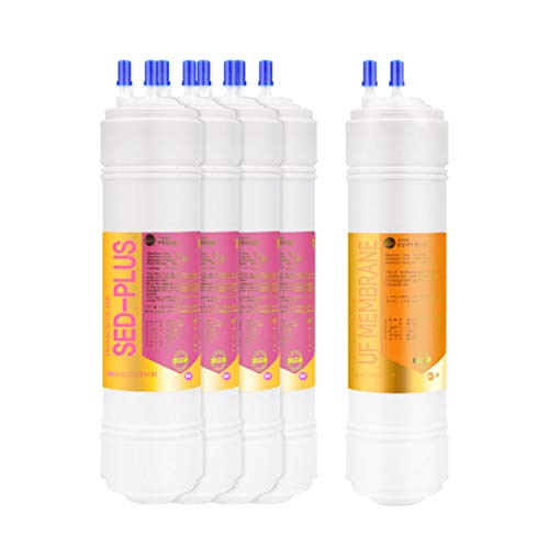 5-Pack Coway CHP-241N Premium Replacement Water Filters - 1 Year Supply for AP-1512HH Air Purifier | Home, Office & Bedroom Use