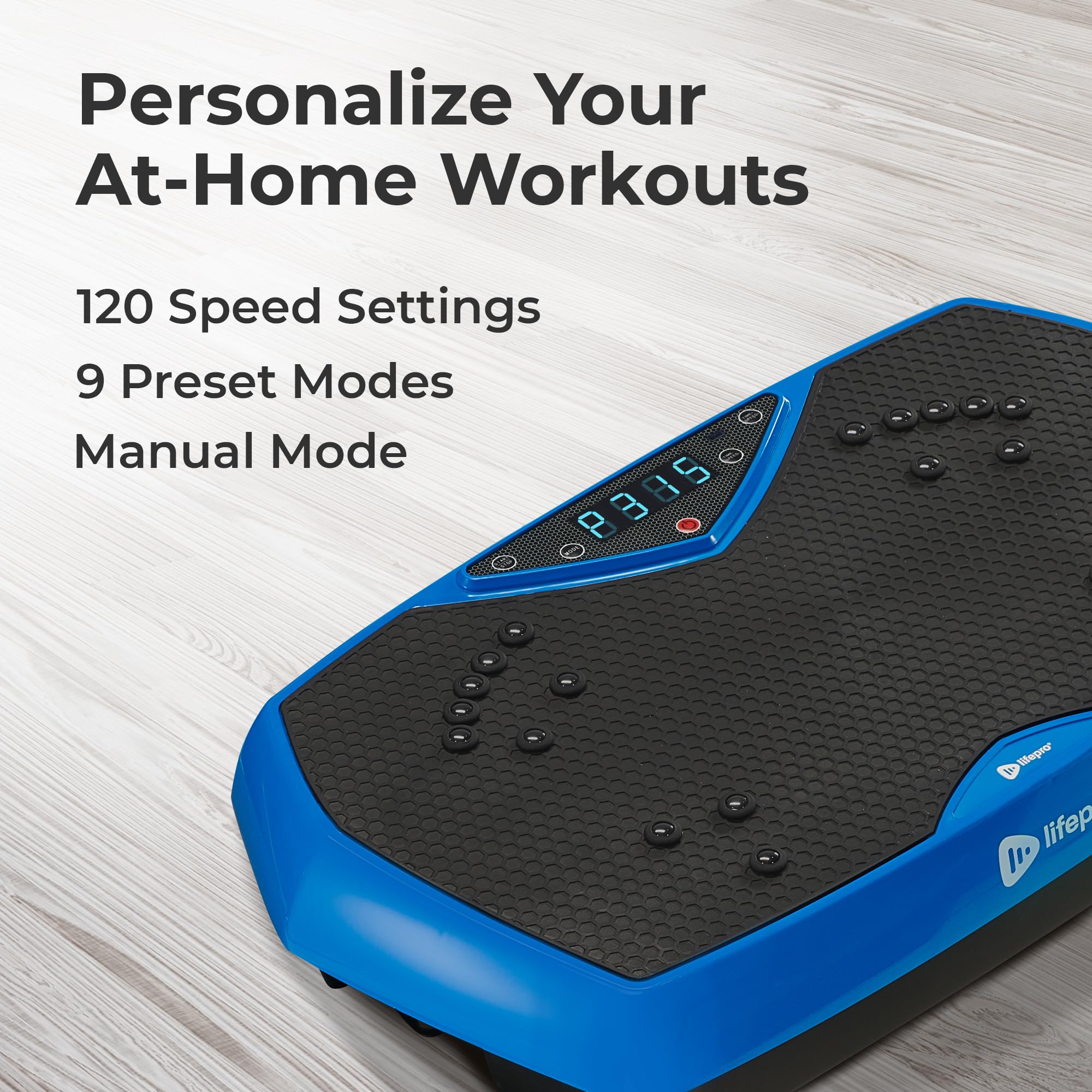 Lifepro Vibration Plate Exercise Machine with Magnetic Acupoints - Full Body Vibration Platform for Weight Loss, Muscle Toning & Lymphatic Drainage - Portable Home Gym Equipment for Beginners, Recovery & Fitness - Perfect for Home Workouts, Physical Therapy & Relaxation