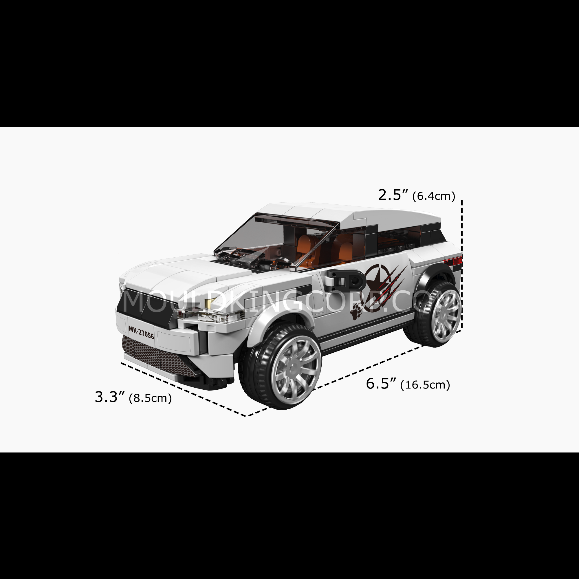 Mould King 27056 Evoque SUV Car Building Set - 402 Piece Model Kit for Adults & Kids | Perfect for STEM Learning, Creative Play & Collector Display