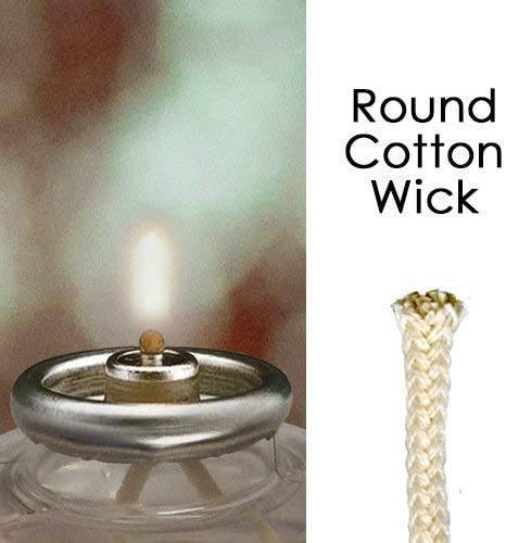 Stainless Steel Wick Holders with 5 Wick Holders & Wine Bottle Adapter - Turbo Air Core Technology for Oil Rock Candle Lamp - DIY Emergency Mason Jar Lid (20 Pack) - Perfect for Home Decor, Emergency Lighting & Craft Projects