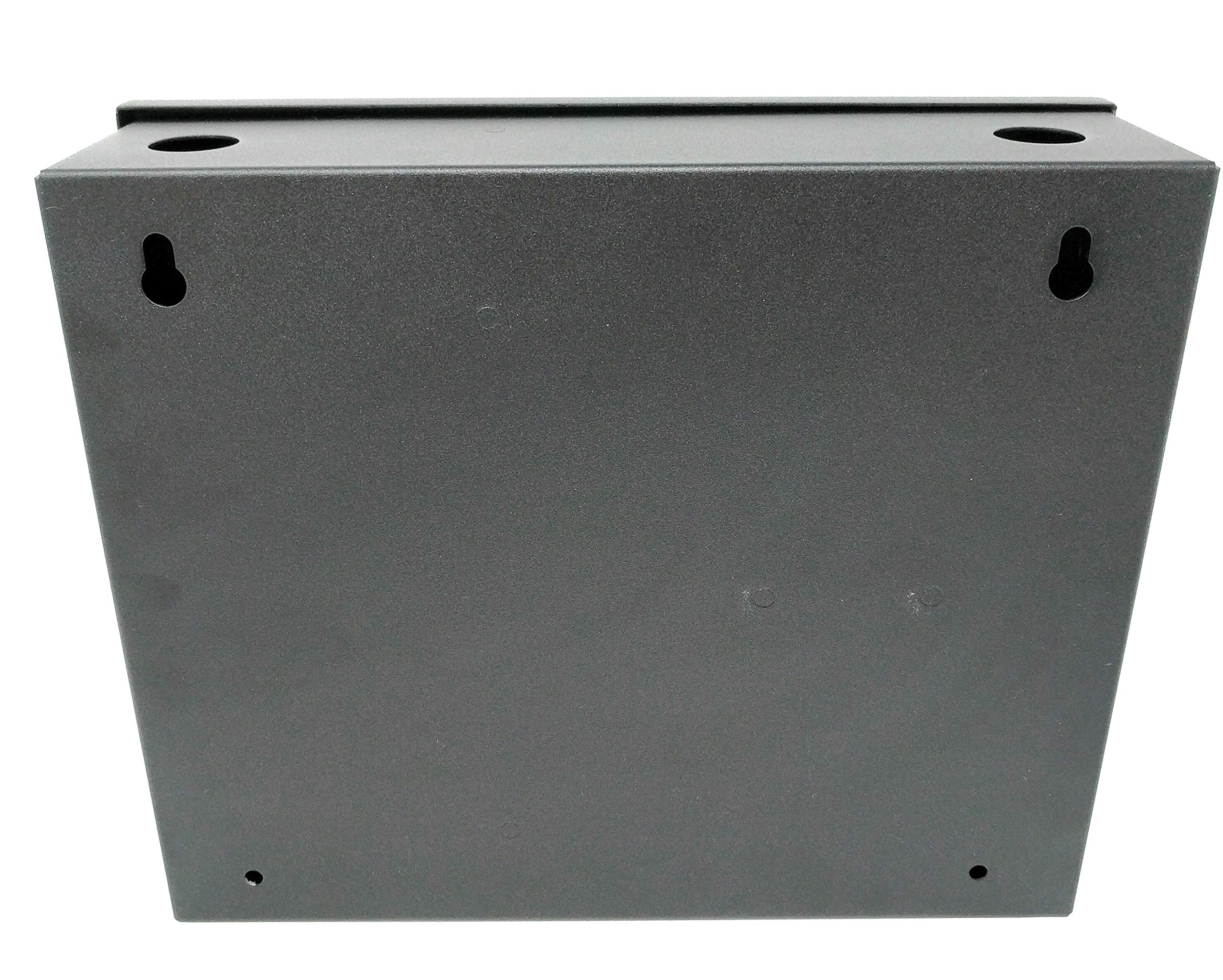 Ultra Spec Cable 2 LGX Lockable Wall Mount Fiber Enclosure - 2 x Loaded Singlemode Duplex LC-UPC LGX Panels Included | Secure Fiber Optic Network Solution for Data Centers & Telecom Installations