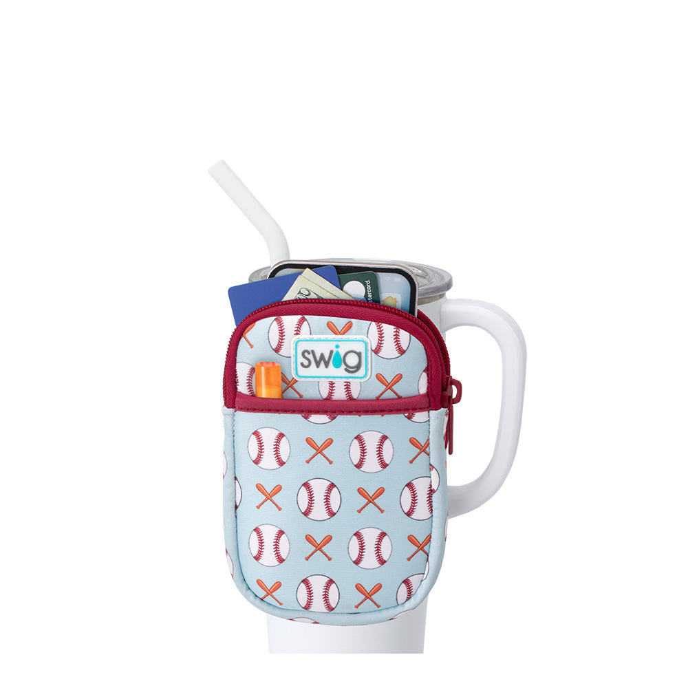 Home Run Mega Mug Pouch - Large Insulated Cup Holder for Baseball Fans - Perfect for Game Day, Tailgating & Sports Events