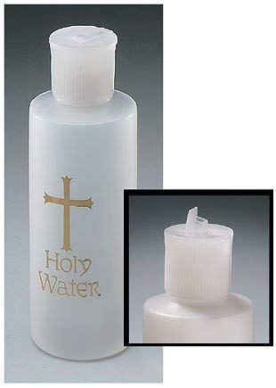 Holy Water Bottle - Pack of 24 - Portable Holy Water Container for Religious Ceremonies, Church Events & Home Blessings