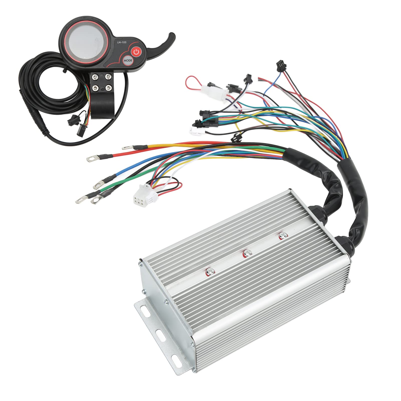 1500W Brushless Motor Controller for Electric Bikes - Stable Speed Control, Circuit Protection, Durable Aluminum Alloy - Perfect for Commuting, Off-Road & Mountain E-Bikes