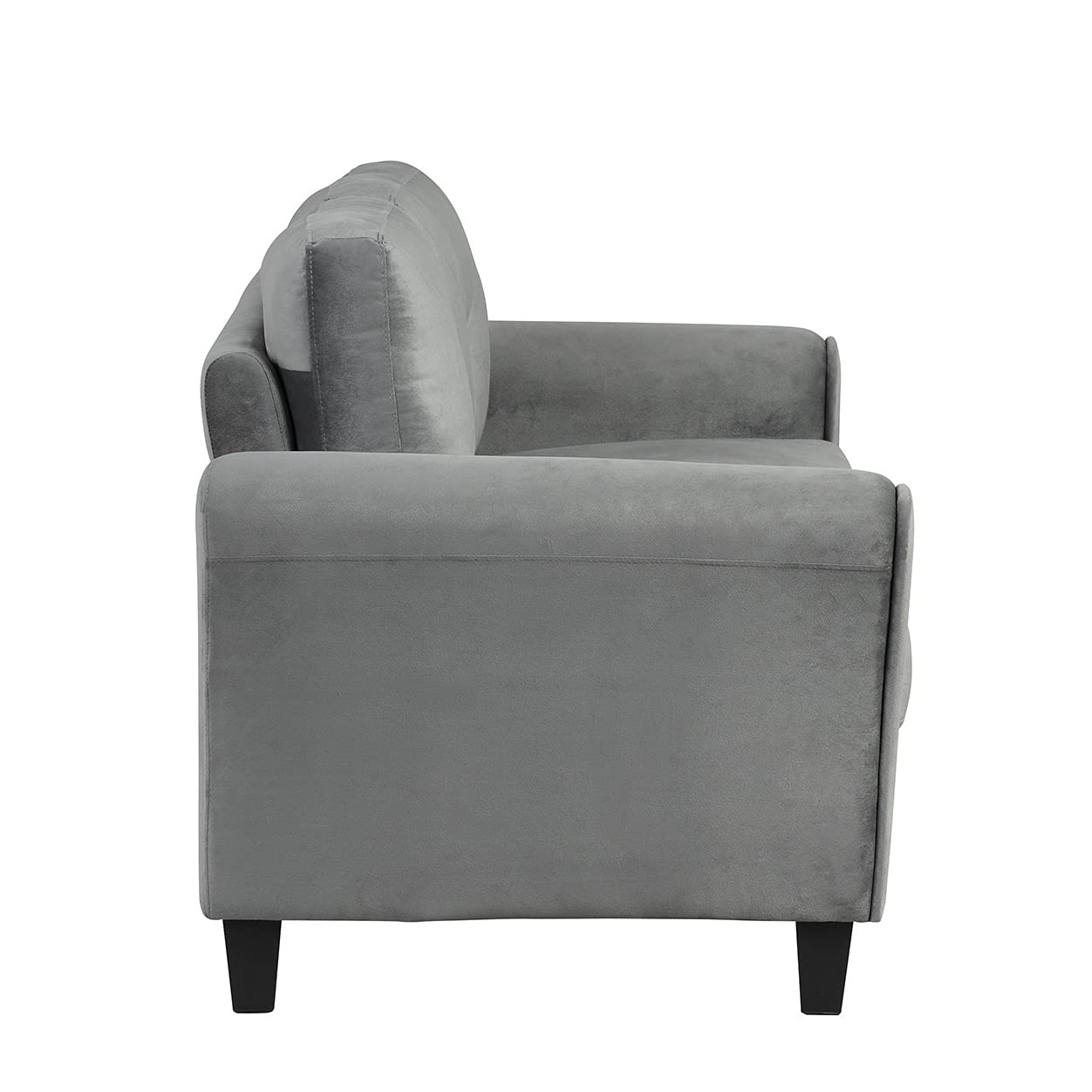 Premium Modern 2-Piece Fabric Living Room Sofa Set with 3-Seat Sofa & Loveseat - Upholstered Couch for Living Room, Bedroom & Small Spaces (Grey) - Perfect for Family Gatherings, Movie Nights & Cozy Home Decor