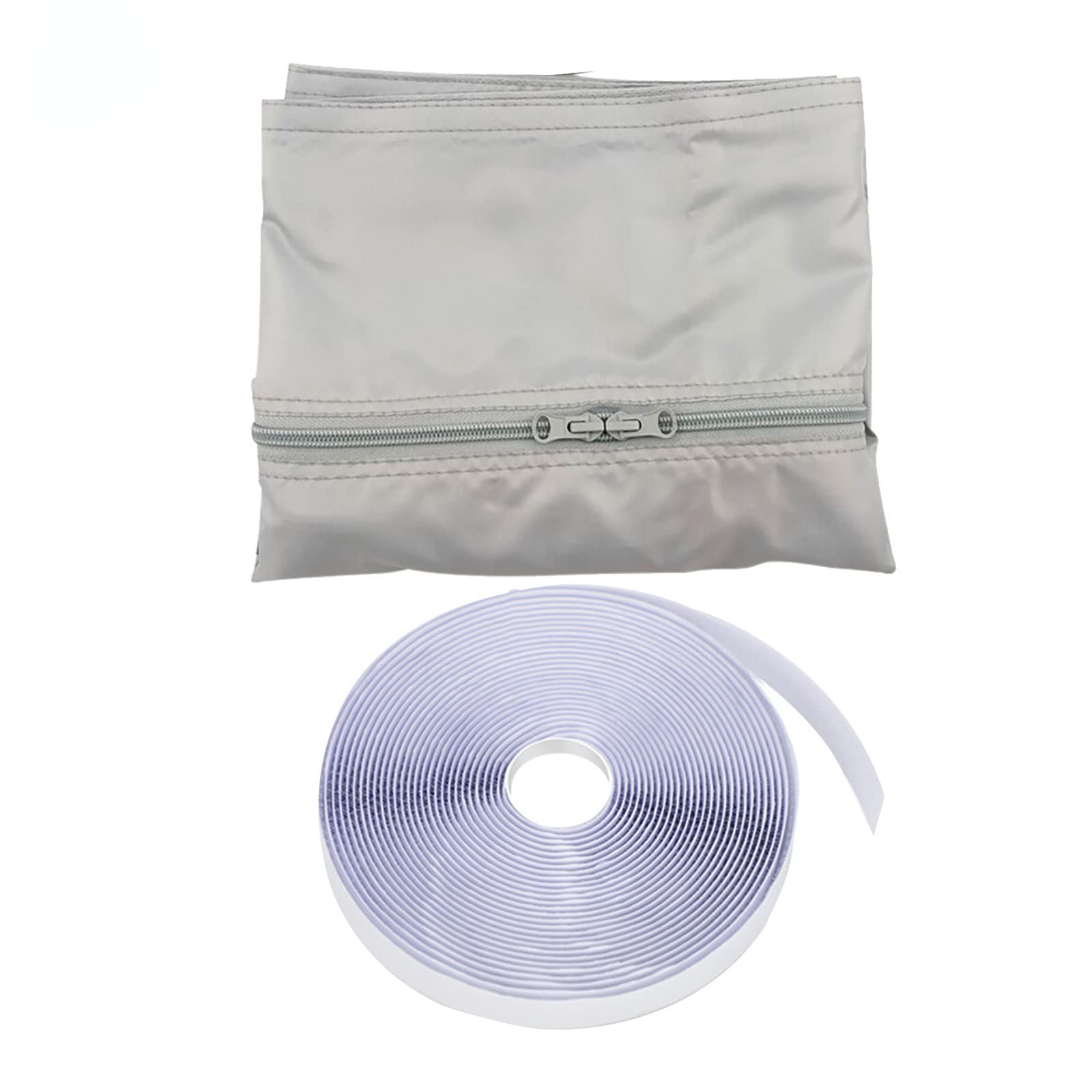 Universal Portable Air Conditioner Window Seal Kit - 9.8FT AC Insulation Foam Strip with Soft Sealing Baffle for Tumbler Dryer | Weatherproof & Energy Saving Solution for Home Cooling