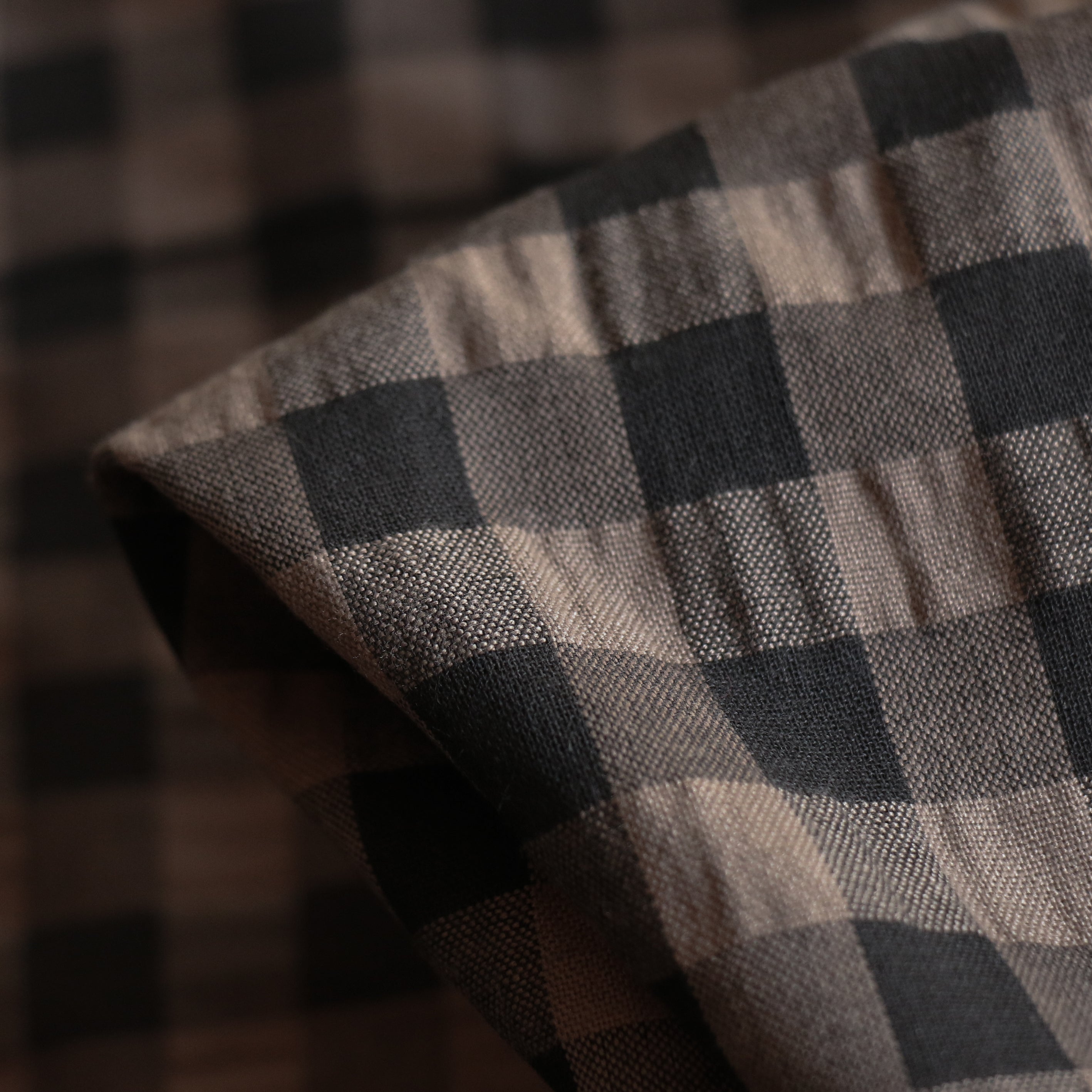 Alba Check Black/Coffee Plaid Shirt for Men - Casual Button Down Shirt with Chest Pocket - Perfect for Office, Date Night & Outdoor Activities