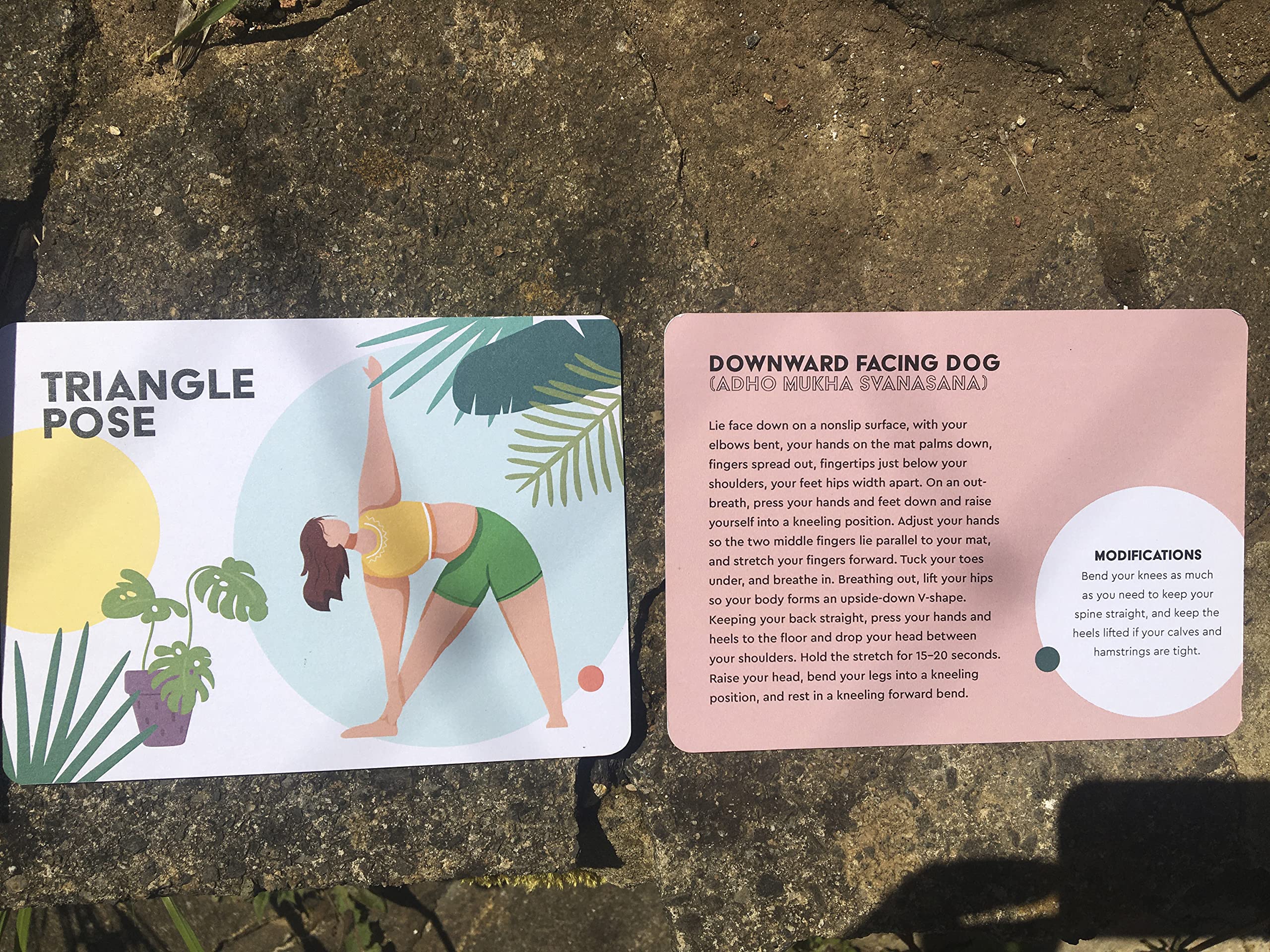 Yoga Asana Cards: 50 Poses & 25 Sequences for Home Practice, Studio & Travel - Premium Wellness Yoga Flash Cards for Beginners to Advanced