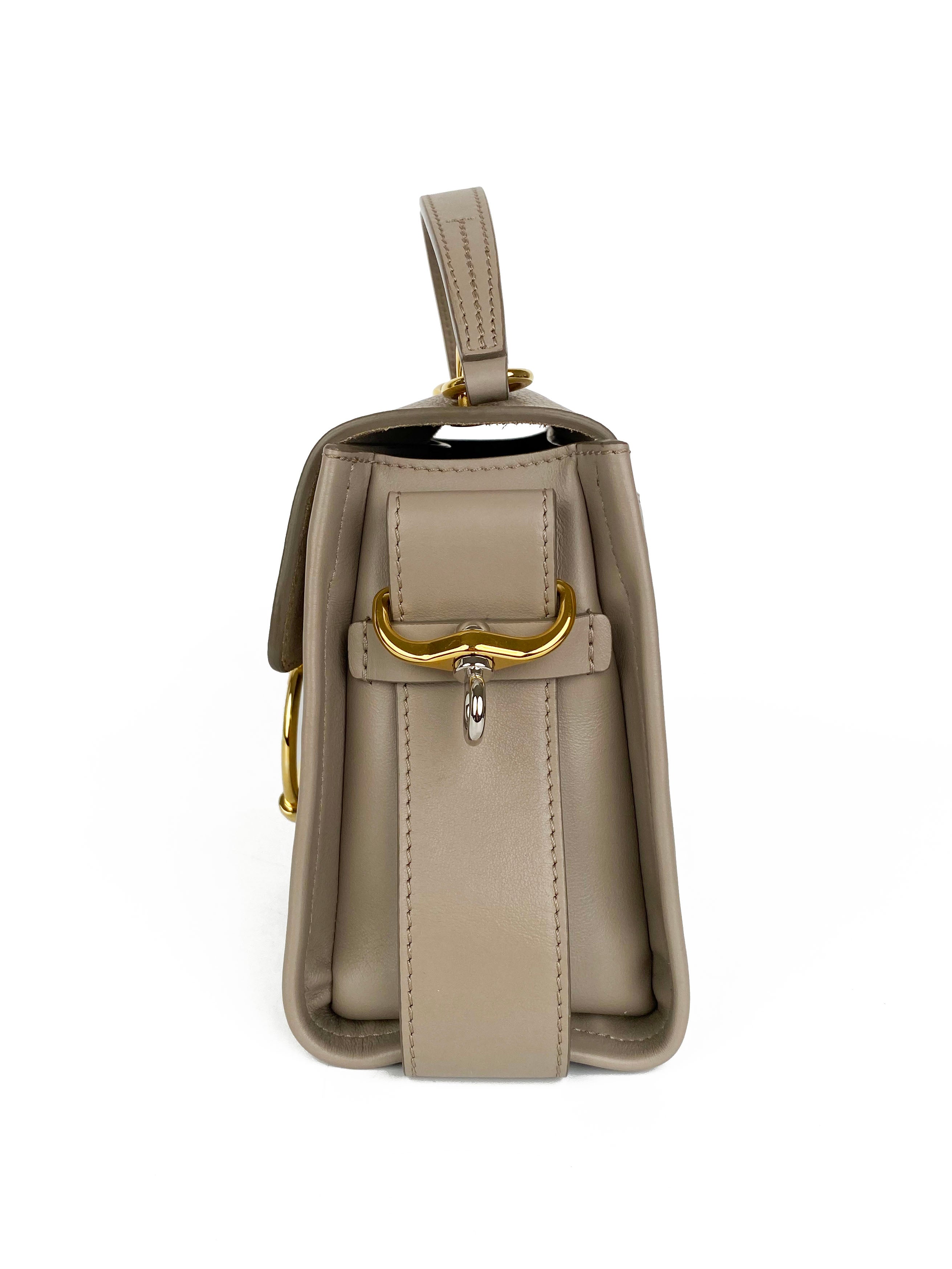 Chloe Motty Grey Mini Tess Day Bag - Stylish Crossbody Purse for Women, Fashionable Everyday Handbag for Work, Travel & Shopping