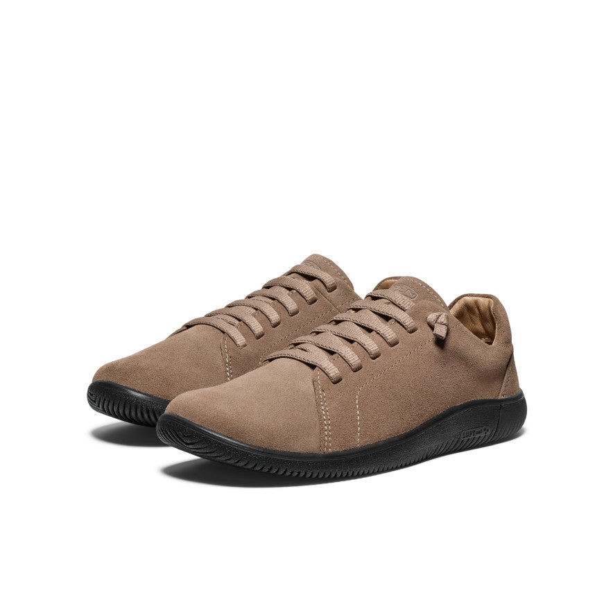 Men's KNX Suede Lace-Up Shoes - Comfortable & Stylish Sneakers in Caribou/Black | Perfect for Casual Wear, Walking & Everyday Outfits