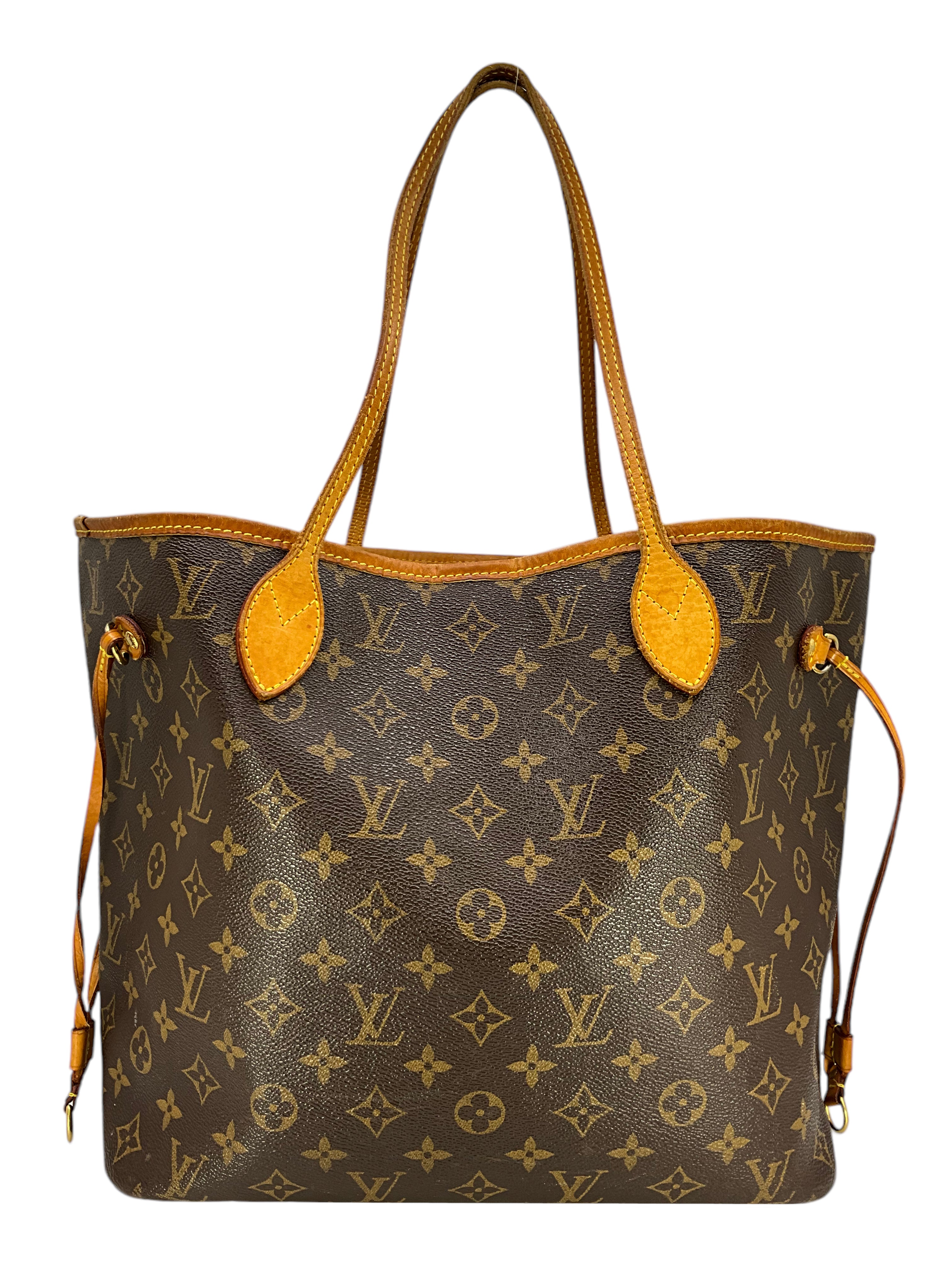 Authentic Louis Vuitton Neverfull MM Monogram Canvas Tote Bag - Luxury Designer Handbag for Women, Perfect for Work, Travel & Everyday Use