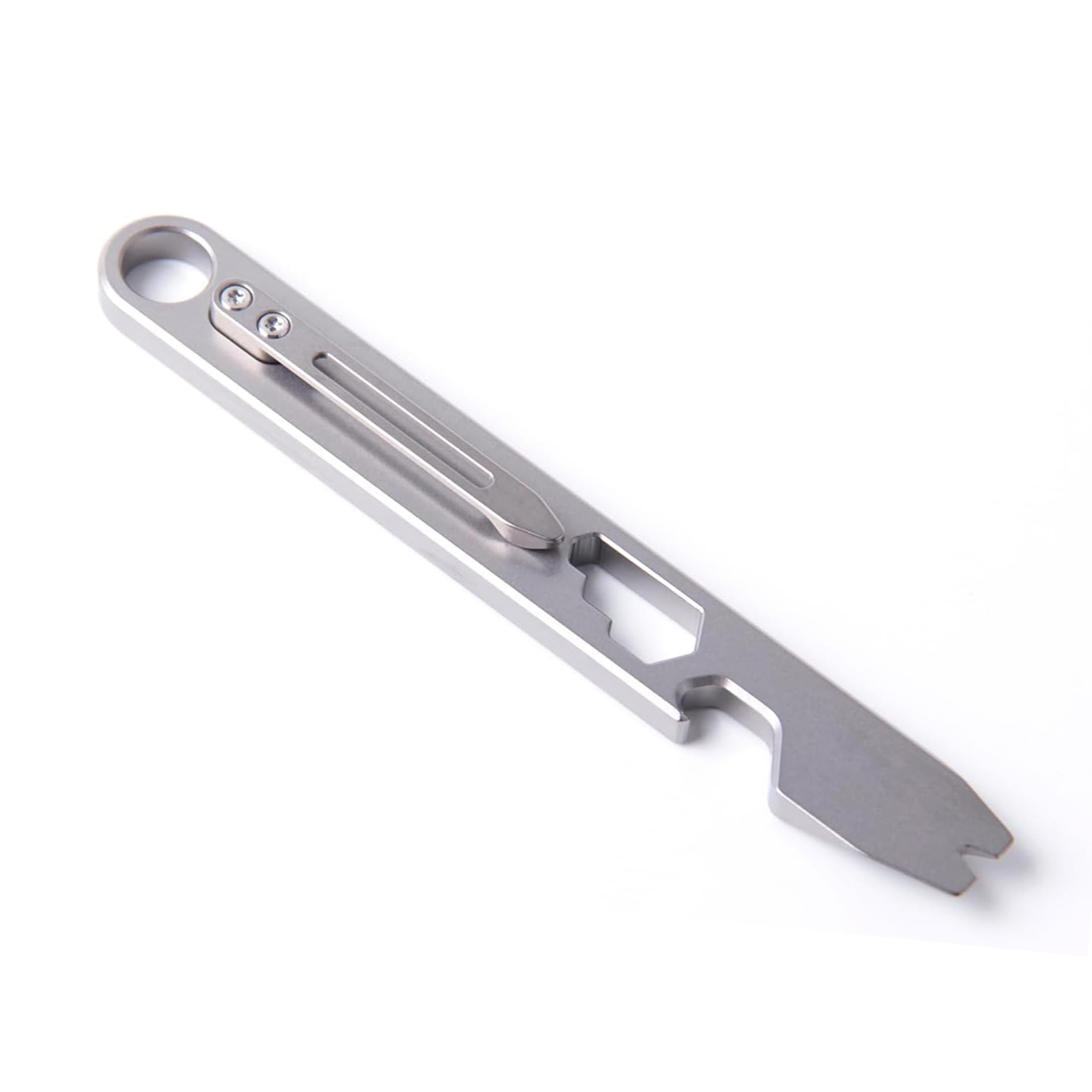 10-in-1 Titanium EDC Multitool with Pry Bar, Bottle Opener, Clip & CM Scale Wrench - Perfect for Outdoor Adventures, Survival Gear & Everyday Carry Essentials