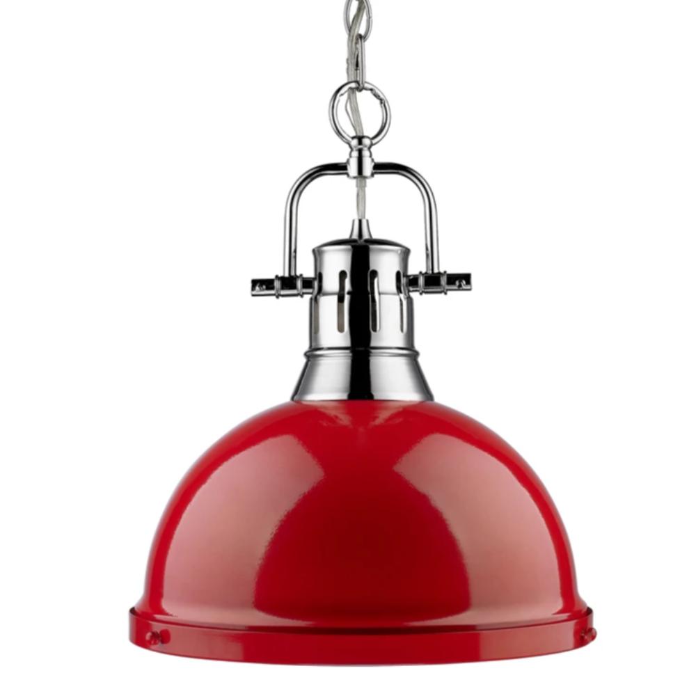 Elegant Chrome Elm Large Pendant Necklace with Chain - Perfect for Evening Parties, Date Nights & Special Occasions
