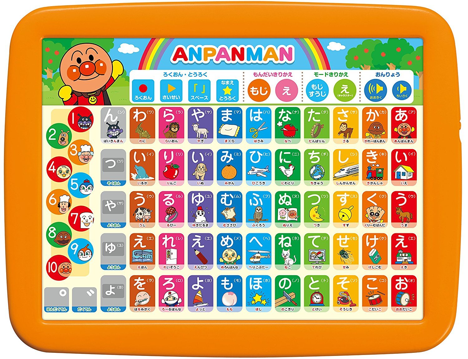Agatsuma Anpanman Kids Tablet Jr. - Educational Learning Tablet for Toddlers & Preschoolers | Perfect for Home, Travel & Classroom Use