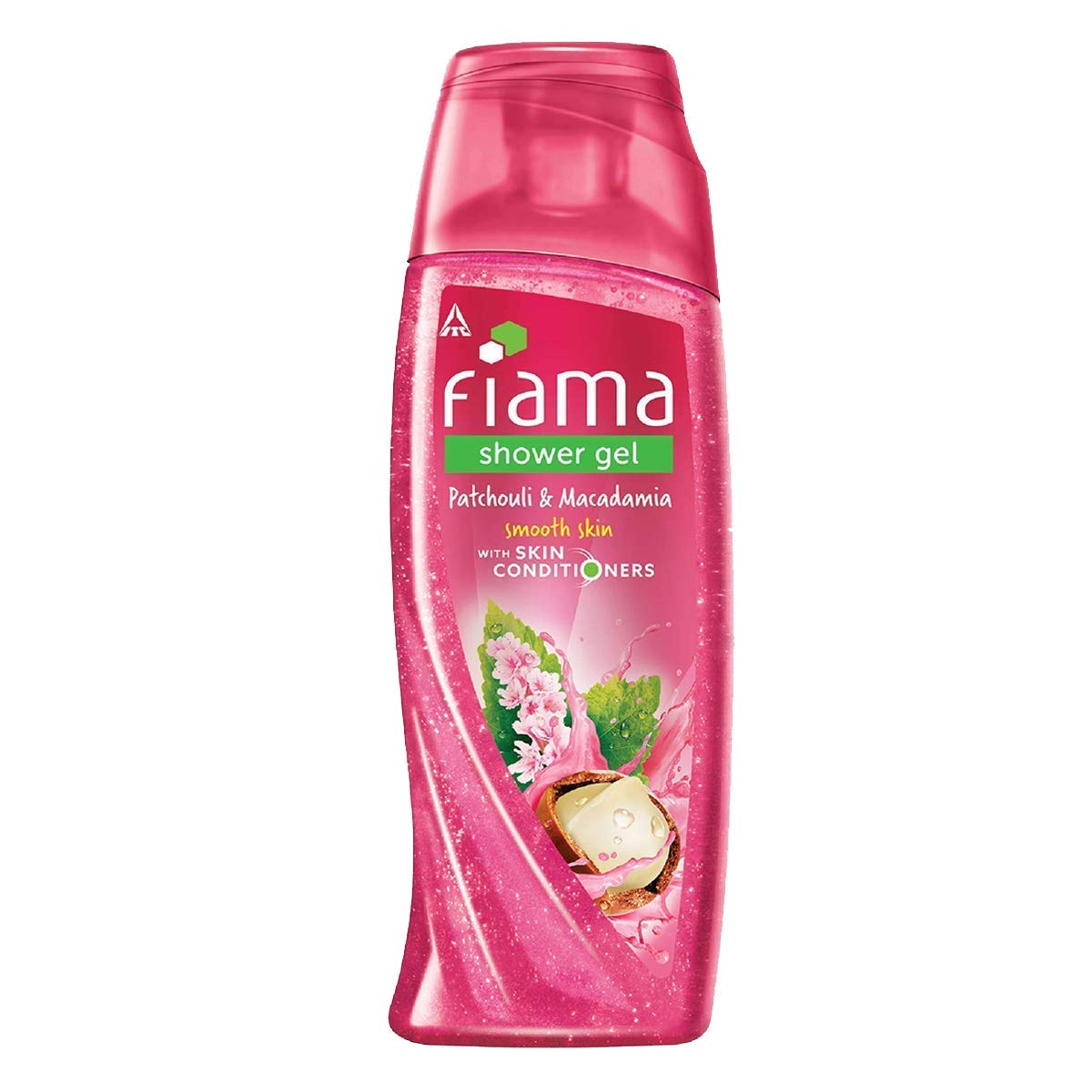 Fiama Patchouli & Macadamia Pure Indulgence Shower Gel 250ml + Peach & Avocado Moisturizing Shower Gel 250ml - Natural Skin Conditioners for Soft, Hydrated Skin | Perfect for Daily Shower & Spa Relaxation at Home