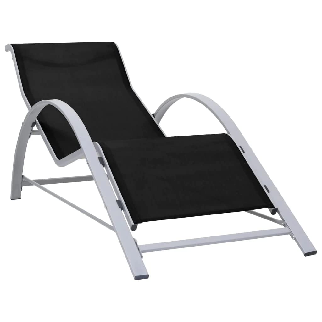 Premium Textilene & Aluminum Sun Lounger for Outdoor Garden, Patio, Poolside & Camping - Multi Colors Available - Durable & Comfortable for Relaxing in Sun