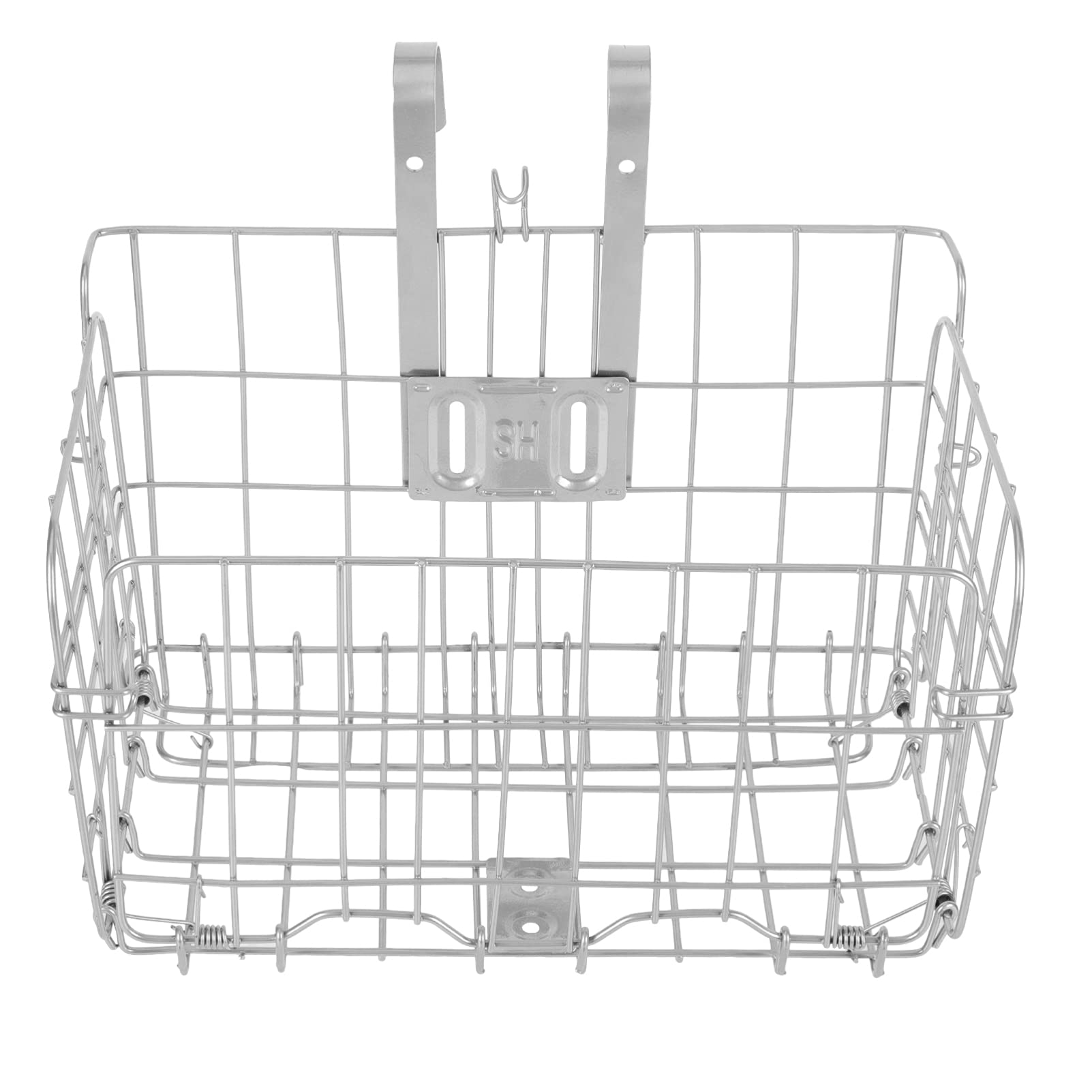 Cabilock 1pc Folding Bike Basket - Hanging Bike Accessory for Mountain & Road Bikes - Side Mount Storage Container for Tools, Groceries & Essentials - Perfect for Commuting, Shopping & Outdoor Adventures