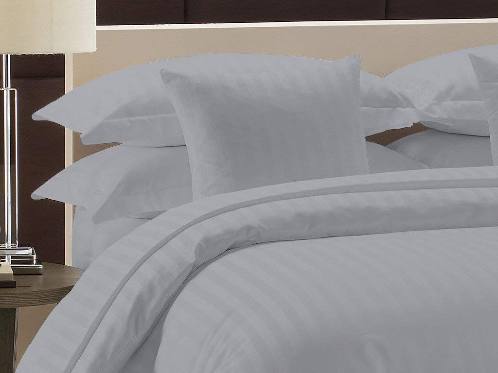 Betterwish 1400 Thread Count Luxury 8-Piece Bed-in-a-Bag Set - 100% Egyptian Cotton Linen California King Size Striped Bedding for Ultimate Comfort & Elegance | Perfect for Master Bedrooms, Guest Rooms & Luxury Hotels