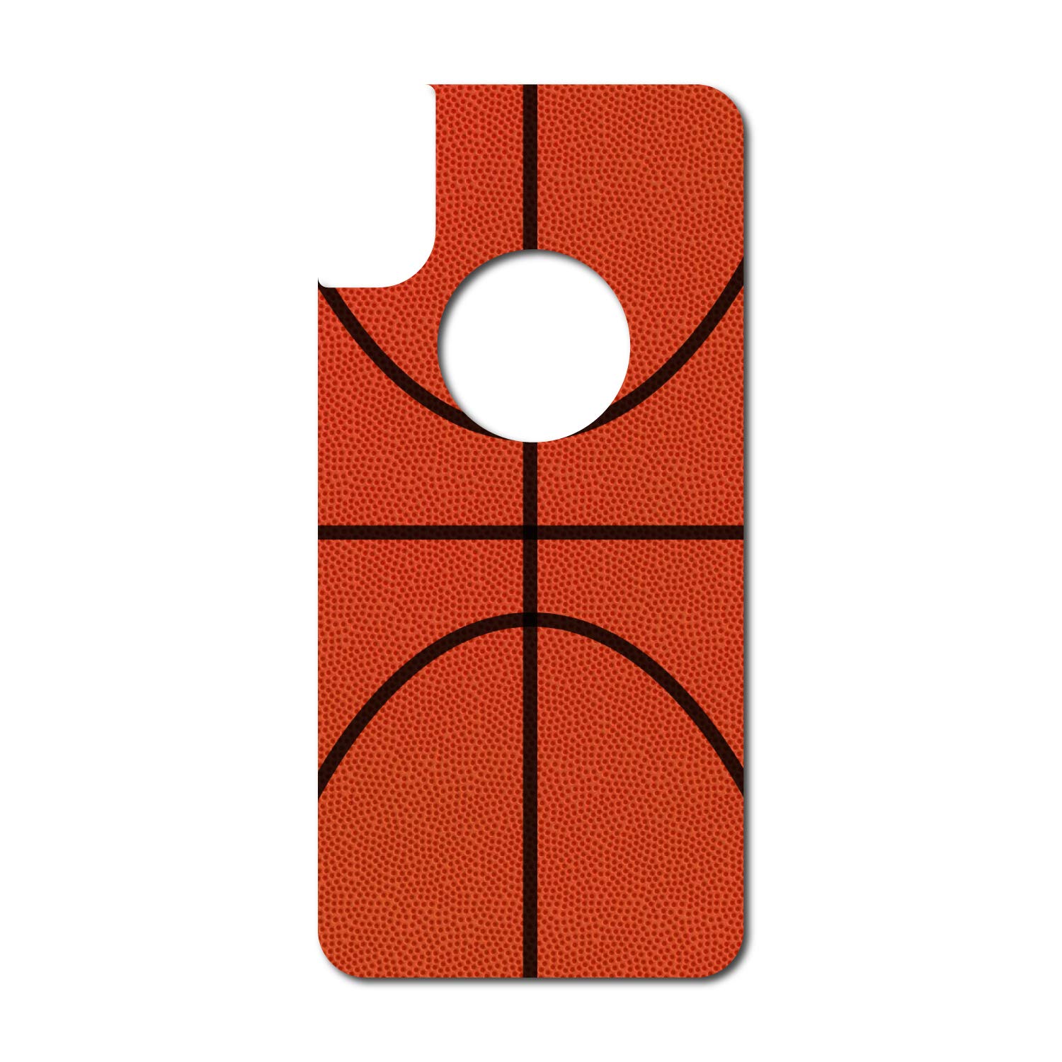 Custom iPhone Xs Max Skin for OtterBox Defender - Basketball Design for Sports Fans