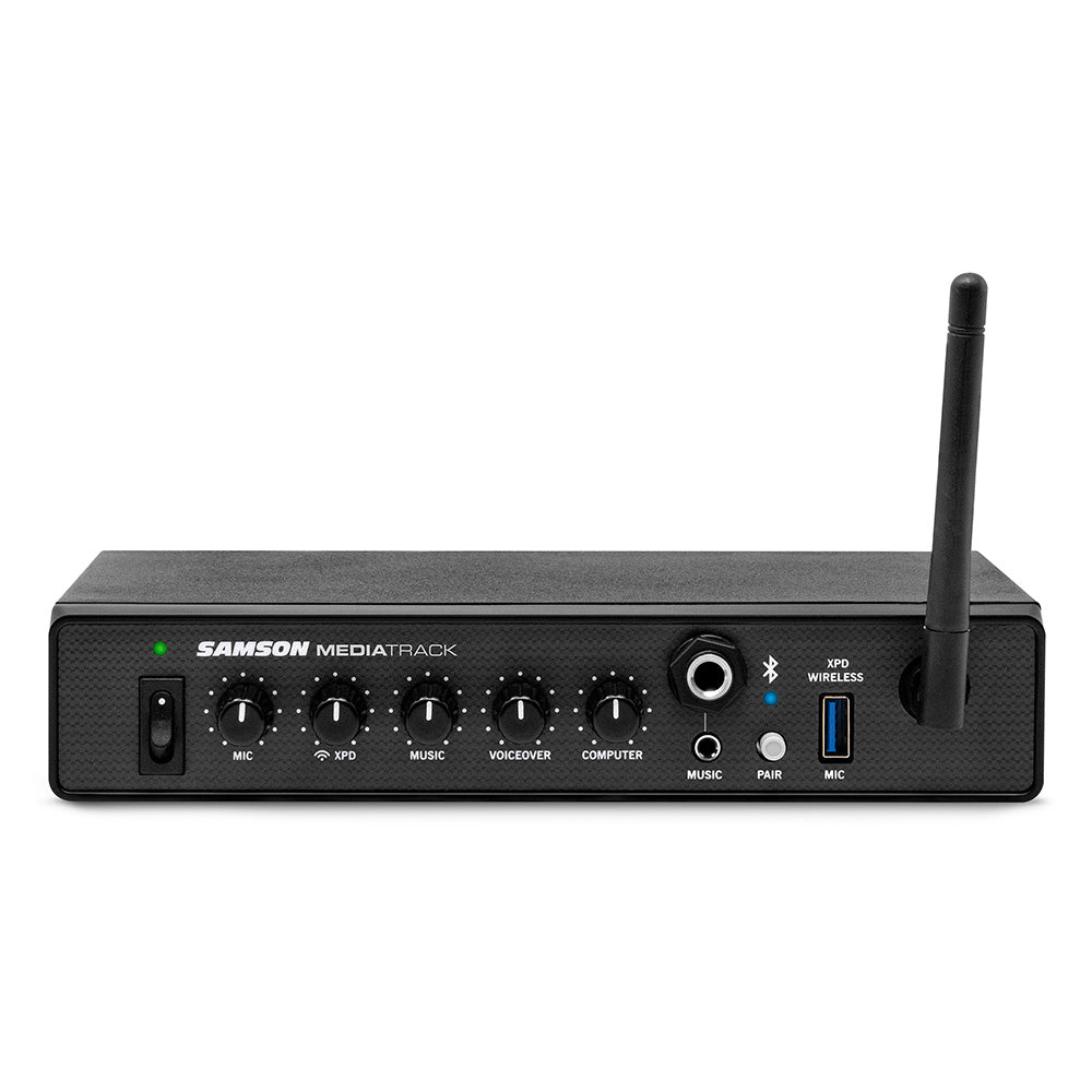 Samson MediaTrack Professional Rackmount Audio Mixer with Bluetooth & USB Interface - Perfect for Studio Recording, Live Performances, and Podcasting