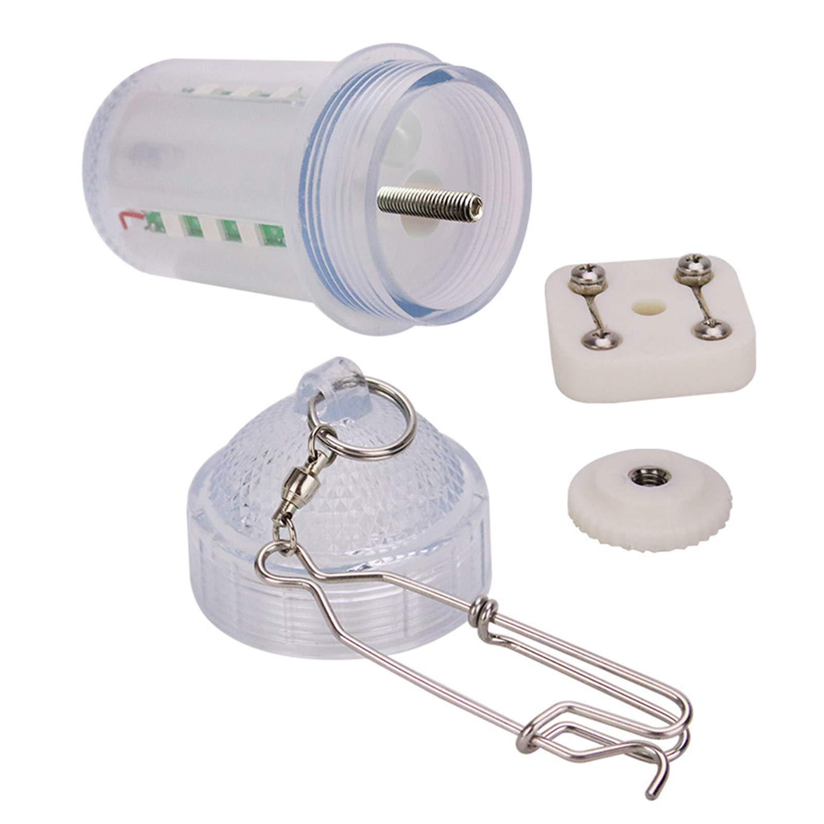 Waterproof LED Deep Sea Fishing Light - Multi-Color High Brightness Luminous Lamp for Night Fishing | Green Light Attracts Fish | Perfect for Boat, Dock & Ice Fishing
