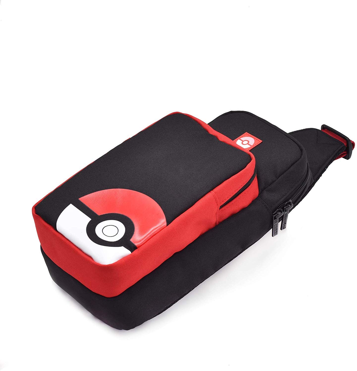 Official Nintendo Pokémon Pokéball Switch Trainer Pack Crossbody Bag - Hori Licensed Accessory for Nintendo Switch - Perfect for Gaming, Travel, and Collectors