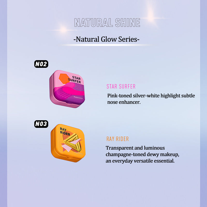KALEIDOS Space Age Highlighter - Vegan & Cruelty-Free Makeup for Glowing Skin | Perfect for Everyday Wear & Special Occasions