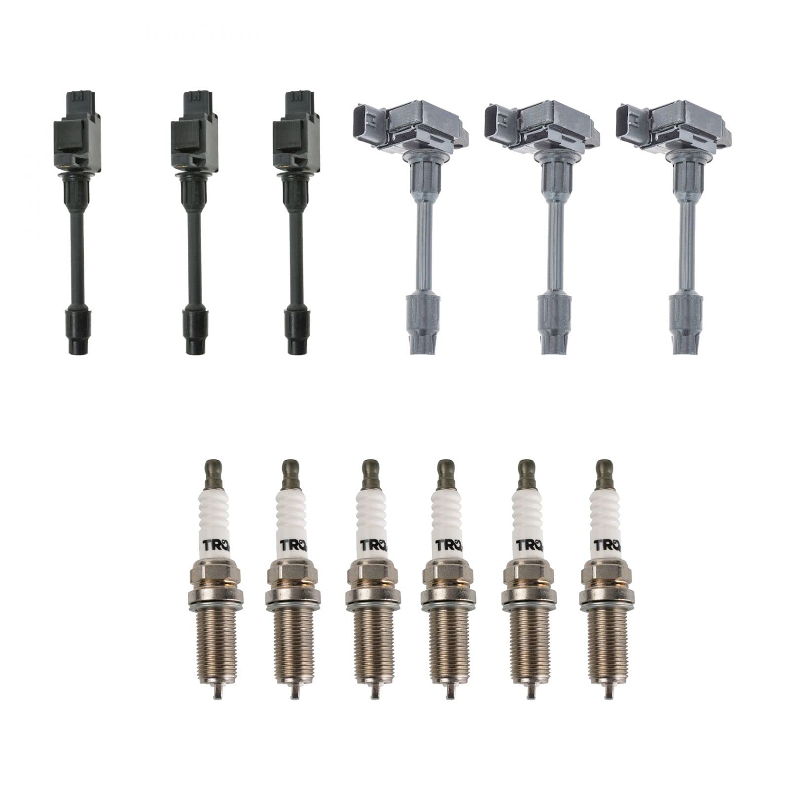 High Performance Ignition Coil & Iridium Spark Plug Kit Set for Nissan Maxima, Infiniti I30 - Improve Engine Power & Fuel Efficiency for Smooth Driving Experience