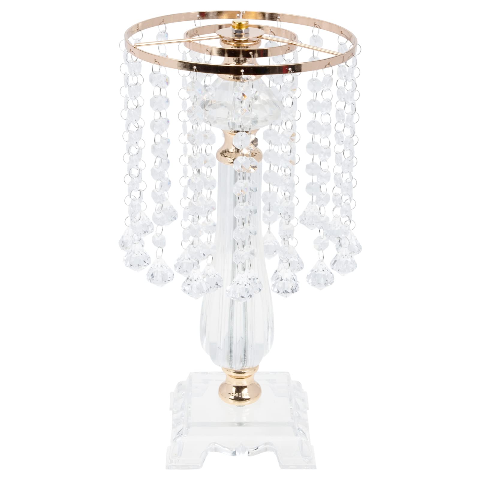 Elegant Gold Tall Candle Holder - Vintage Candelabra Vase for Wedding Centerpieces, Table Decor & Romantic Dinner Ambiance | Perfect for Wedding Receptions, Anniversary Celebrations and Home Decoration