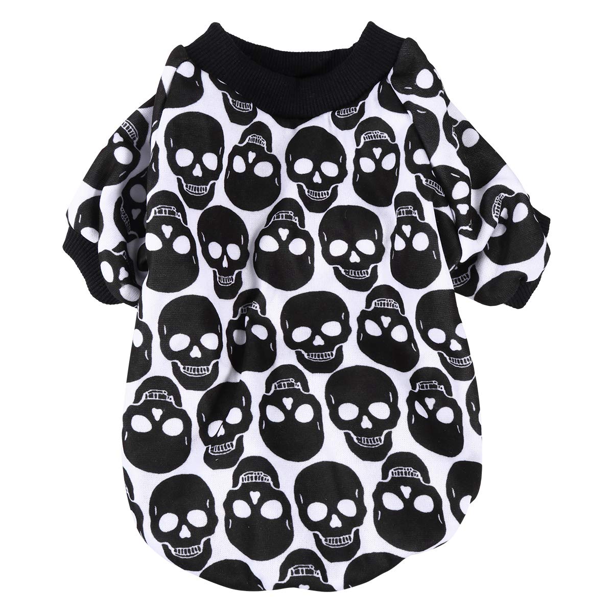Scicalife Halloween Pet Costume - Warm Skeleton Hoodie for Dogs & Puppies | Cute Halloween Outfit for Pets, Dog Clothes for Parties & Photo Shoots