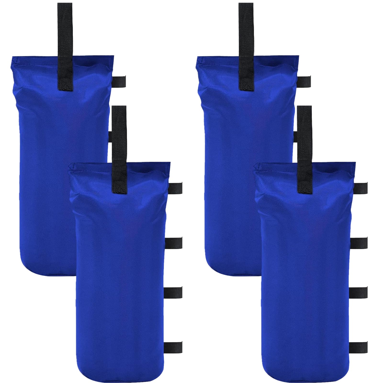 Heavy Duty Canopy Weight Bags (150LBS) - Set of 4 Sand Bags for Pop Up Canopy Tent, Instant Outdoor Sun Shelter & Patio Umbrella - Premium Blue - Perfect for Beach, Camping, Backyard Parties & Outdoor Events