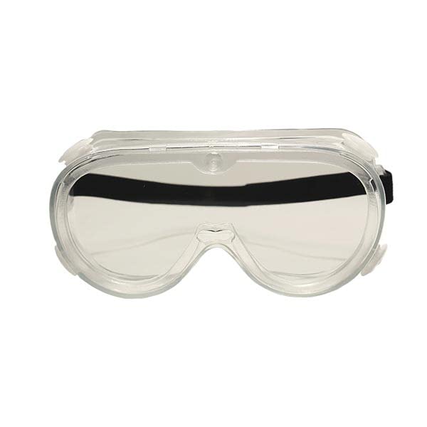 Clear Anti-Fog Safety Goggles with Adjustable Headbands & UV Protection - 20 Pack for Lab Work, Construction, and DIY Projects